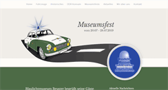 Desktop Screenshot of blaulichtmuseum-beuster.de